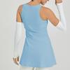 Womens Lightweight Quick-Dry Tennis Skirt Dress With Waist-Slimming Fit Badminton Golf Yoga Sport