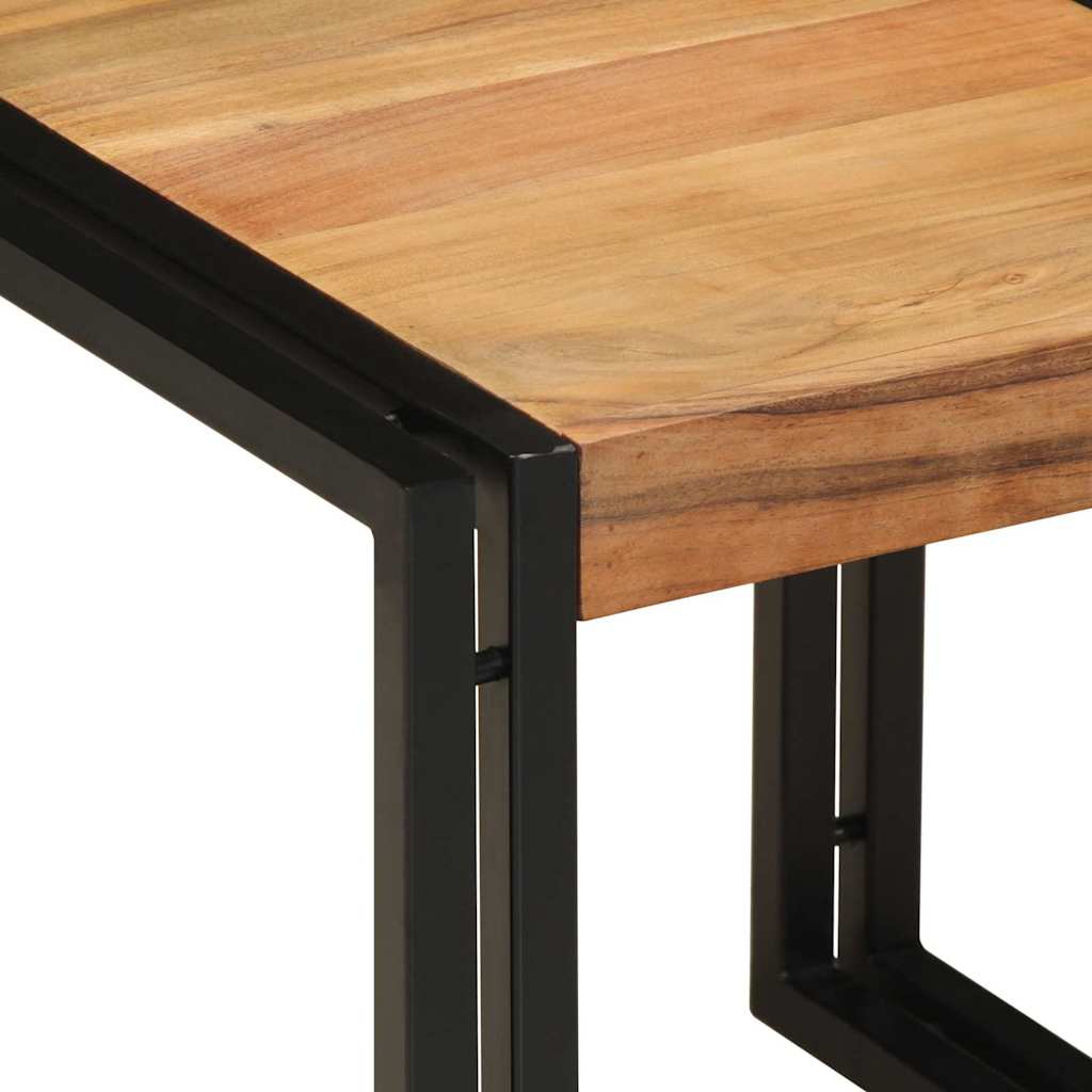 Coffee Table Brown 40 X 40 X 38 Cm Solid Acacia Wood