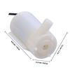 Mini Submersible Pump with 1 Meter USB Cable Horizontal Design for Aquarium Fountain Hydroponic Systems Fish Safe No Copper