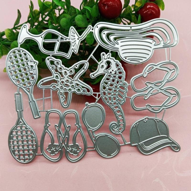 Holiday Series Cutting Dies Beach Metal Die Cuts for DIY Card Photo Decoration