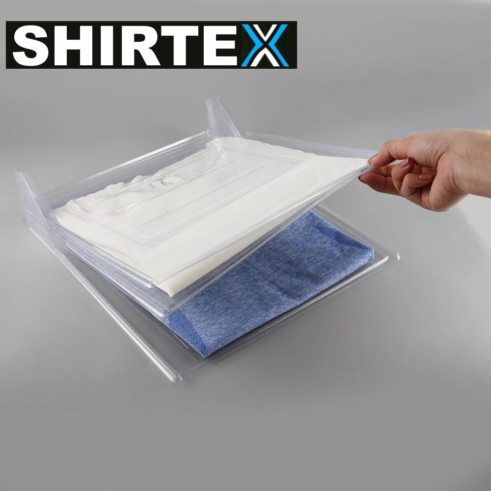 SHIRTEX T-Shirt Organizer Stackable Storage Bag Laundry Shirts Set of 10