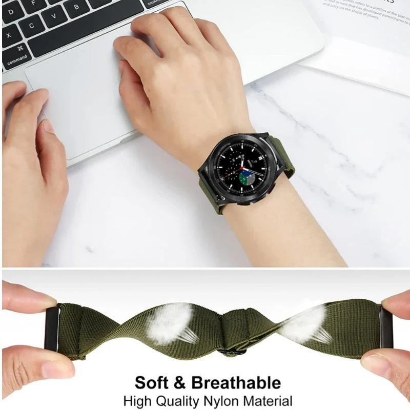 20mm 22mm Nylon Strap For Amazfit T-Rex3 Pro/Active 3-2/Max/Bip 6-5 Braided Bracelet Redmi Watch 5 Lite/Active Xiaomi Wtch S5-4