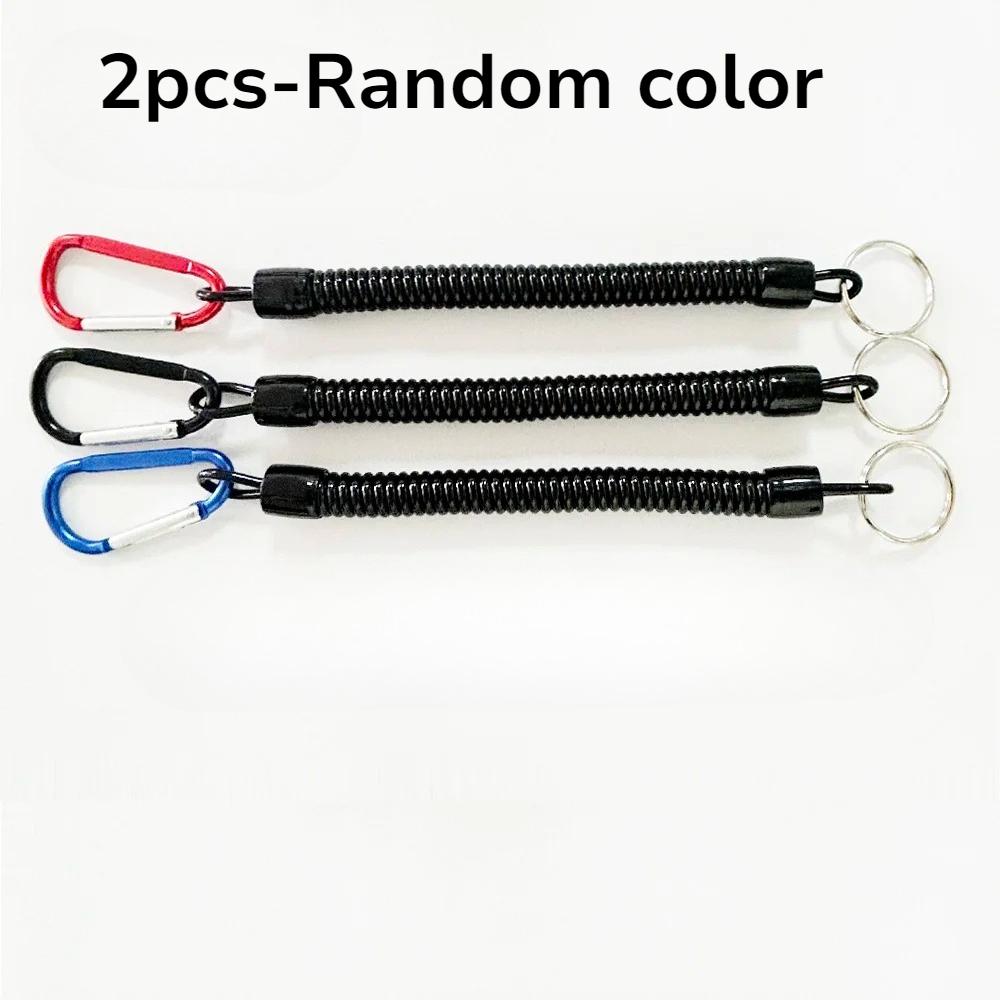

2PCS Medium Lost Rope Pole Rope Telescopic Fishing Rope Telephone Line Luya Tools Camping Anti-lost Mobile Phone Keychain