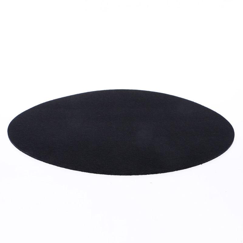Anti-static Felt Turntable Mat for LP Vinyl Record Player 7mm enter Hole Diameter Mat Nonslip Turntable Felt Mat