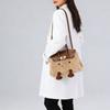 Borsa a mano in peluche per donna e ragazza, tracolla regolabile, design a cartone animato, morbida, per viaggio, lavoro, uso quotidiano