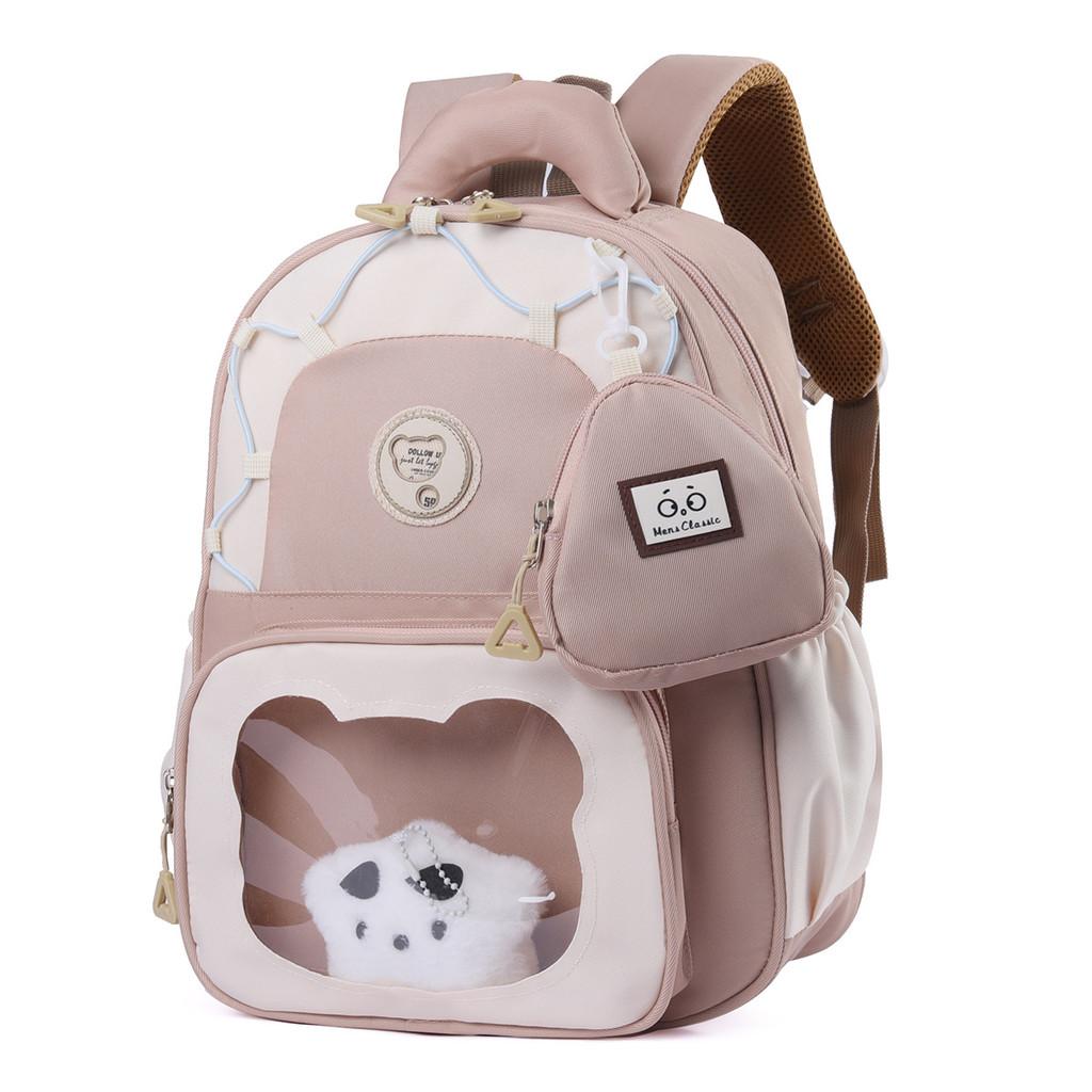Bag Soft School Polyester Lining Simple Design Middle Class Children Travel Bags