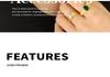 Colorfast High Street Hip Hop Style Zircon Snake Head Necklace