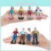 Miniaturowy zestaw figurek sceny pracownika weterynarza z PVC do dioram i ekspozycji kolekcjonerskiej