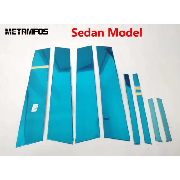 For Chevrolet Cruze 2009 -2013 2014 2015 Stainless Window Center B C Pillar Posts Cover Trim Exterior Accessories Car Styling