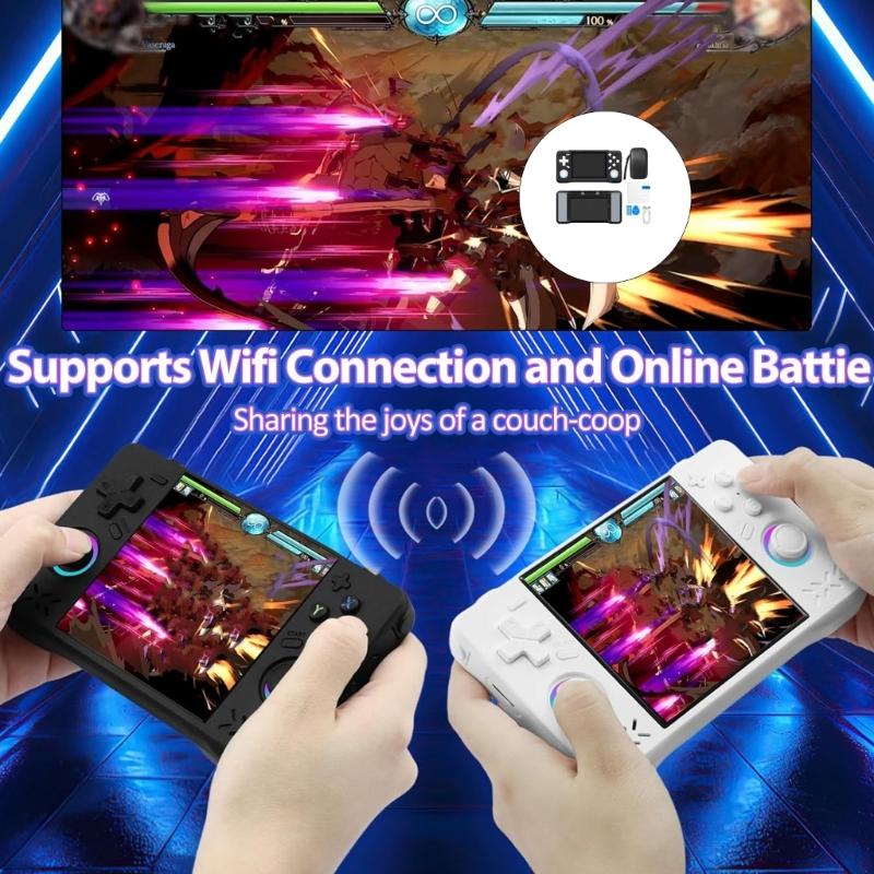Pocket Size Portable Game System with Clear Display Builtin WiFi For Video Gaming Play Pocket Video Gaming