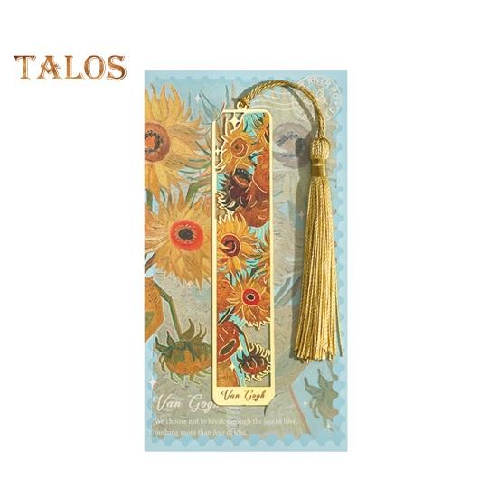 

1/4 шт. металлическая закладка с кисточкой, полый дизайн, канцелярские принадлежности в стиле ретро, ​​закладка для книг, маркер для книг, аксессуары для чтения жёлтый