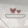 Rhinestone Butterfly Car Sticker, DIY Patch, Car Interior Decoration Rhinestone Sticker