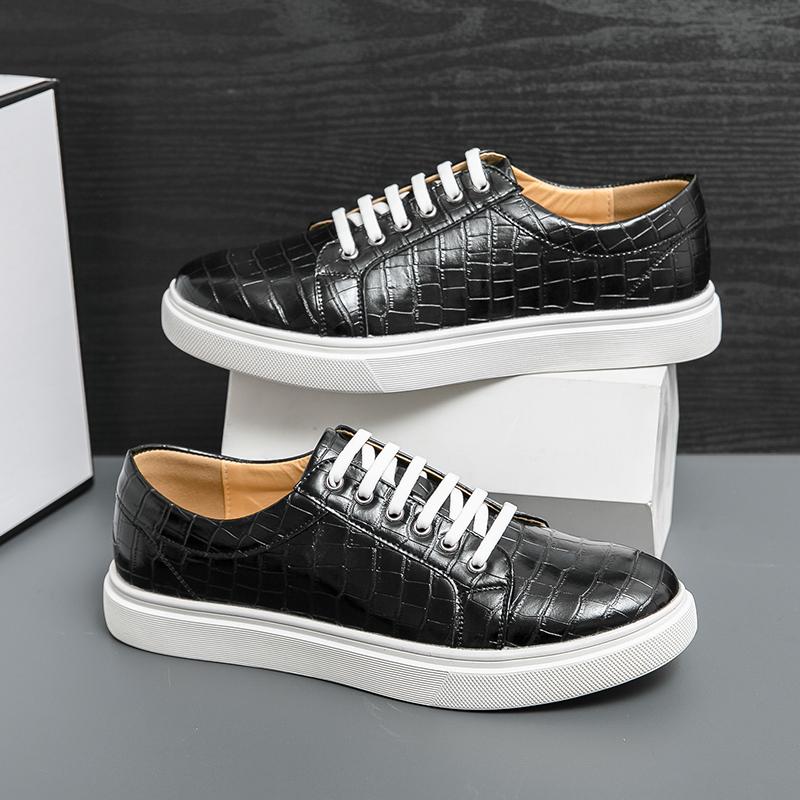 Fashion Handmade New Mens Leather Shoes Casual Slip On Formal Dress Classic White Soled Oxford Shoes for Male Non Slip Driving Footwear