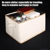 Trunk Box Multi Compartment Car Organizer Space-Saving Foldable Leather Bin No Lid Holder For Van Truck Driver Groceries Road