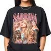 Vintage Sabrina Carpenter Tshirt Short N Sweet Tour Fashion Hip Hop Cotton Oversized T Shirt Men Women Y2k T Shirts Fans Gift