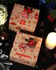 73*51cm New Christmas Gift Wrapping Paper European Style Retro Kraft Gift Paper Snowflake Christmas Tree