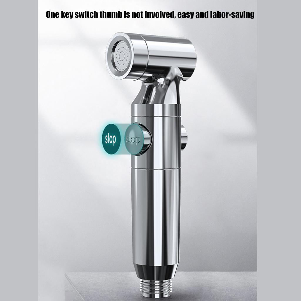 High Pressure Toilet Bidet Sprayer Head with Adjustable Water Flow & Easy Installation Uprades for Home Bathrooms
