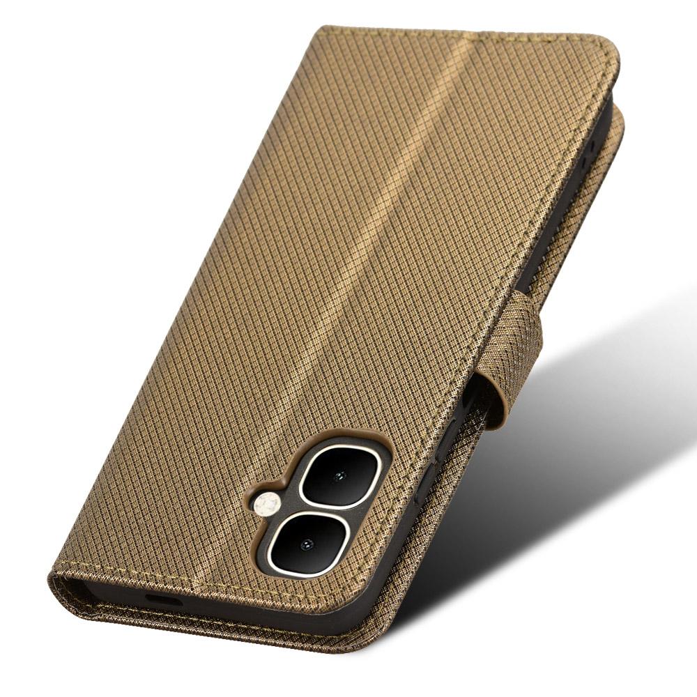 For TECNO Pop 10/Infinix Smart 10 Leather Wallet Case with Strap Diamond Texture Phone Cover