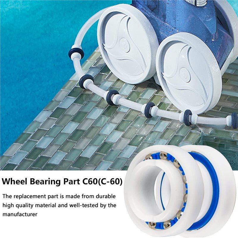SHGO-10Pcs C-60 Ball Bearing Replacement For Zodiac Polaris Pool Cleaners 180 And 280, Ensures Smooth Operation R0525100
