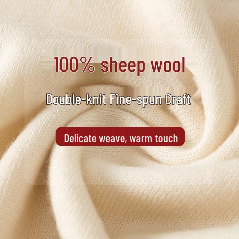 Hengyuanxiang Women's Fine-Spun Knit Wool Sweater