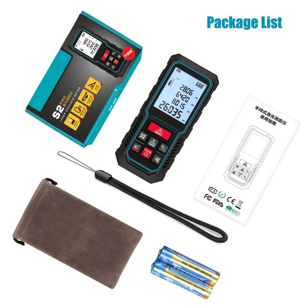 Portable Professional Laser Rangefinder X5 Digital Precision Laser Distance Meter Handheld Tape Measure Test Tool