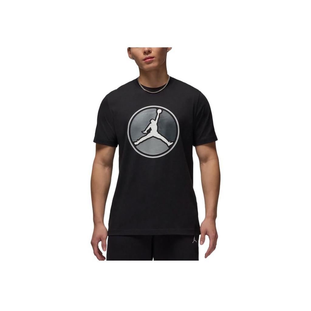 Jordan Fashionable Comfortable Soft Crew Neck Pullover Short Sleeve T-Shirt Men Tops Black FZ1944-010