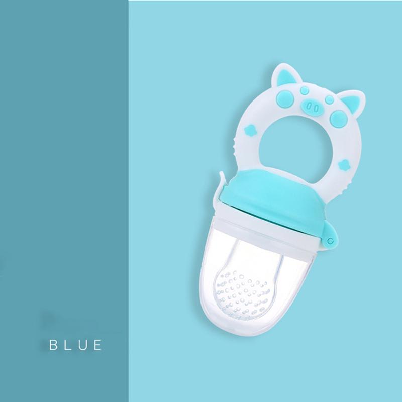 

Фруктовые и овощные кусочки для младенцев Фруктовые и овощные добавки Прорезыватели для зубов для младенцев Фруктовые и овощные пустышки синий