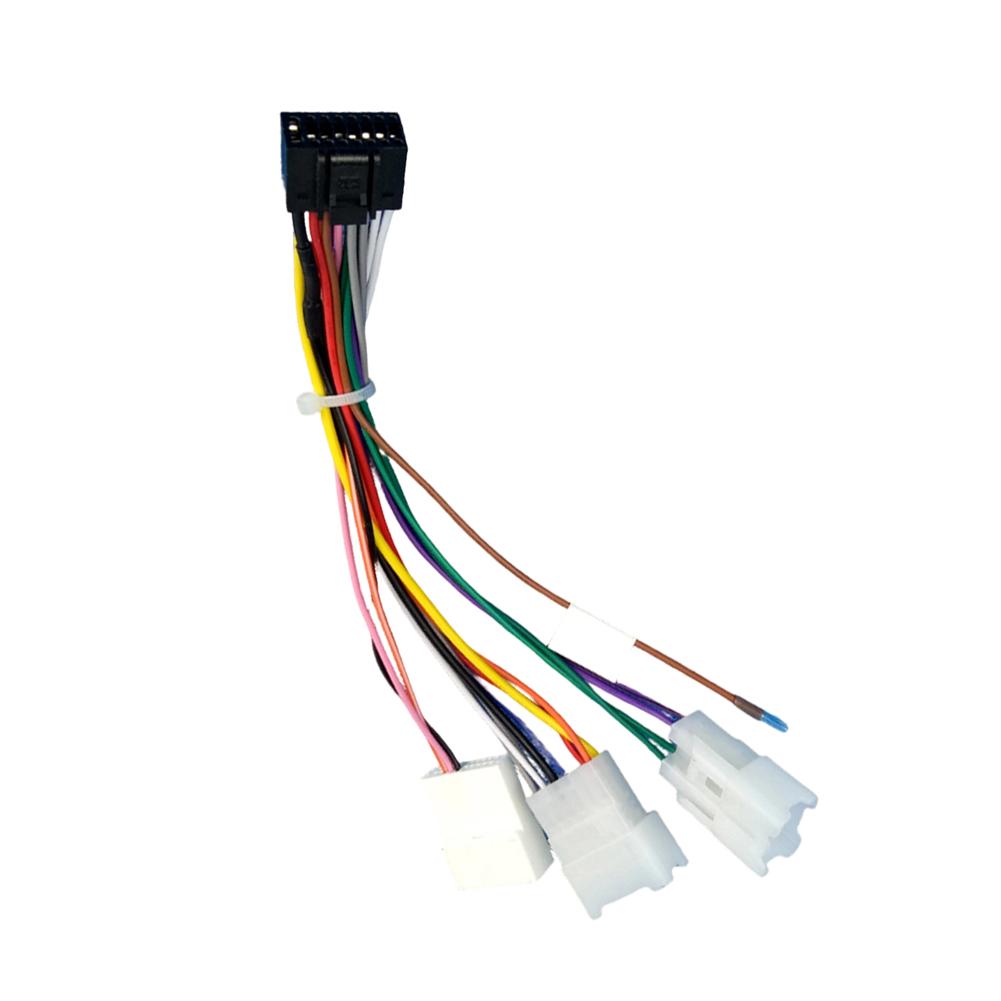 16 Pin For Android Head Unit Wiring Harness Adapter Cable Compatible with For Toyota Corolla Land Cruiser RAV4 Models