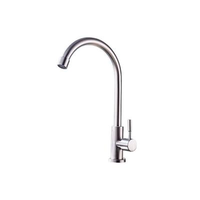 Grifo de Cocina de Acero Inoxidable 304 de Agua Fría Única