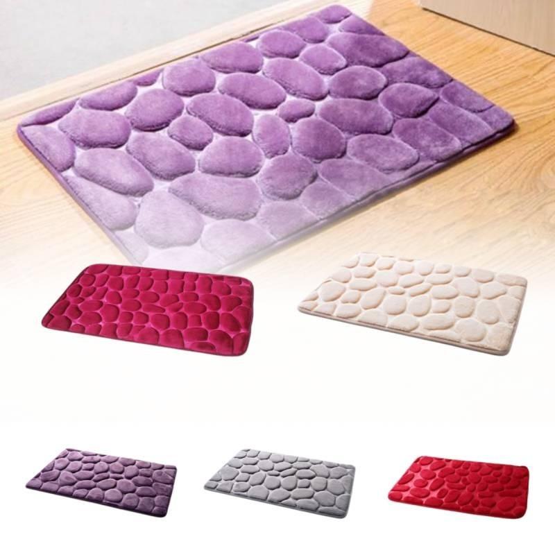 Ultra-absorbent Embossed Polyester Mat For Kitchen And Bathroom Floors