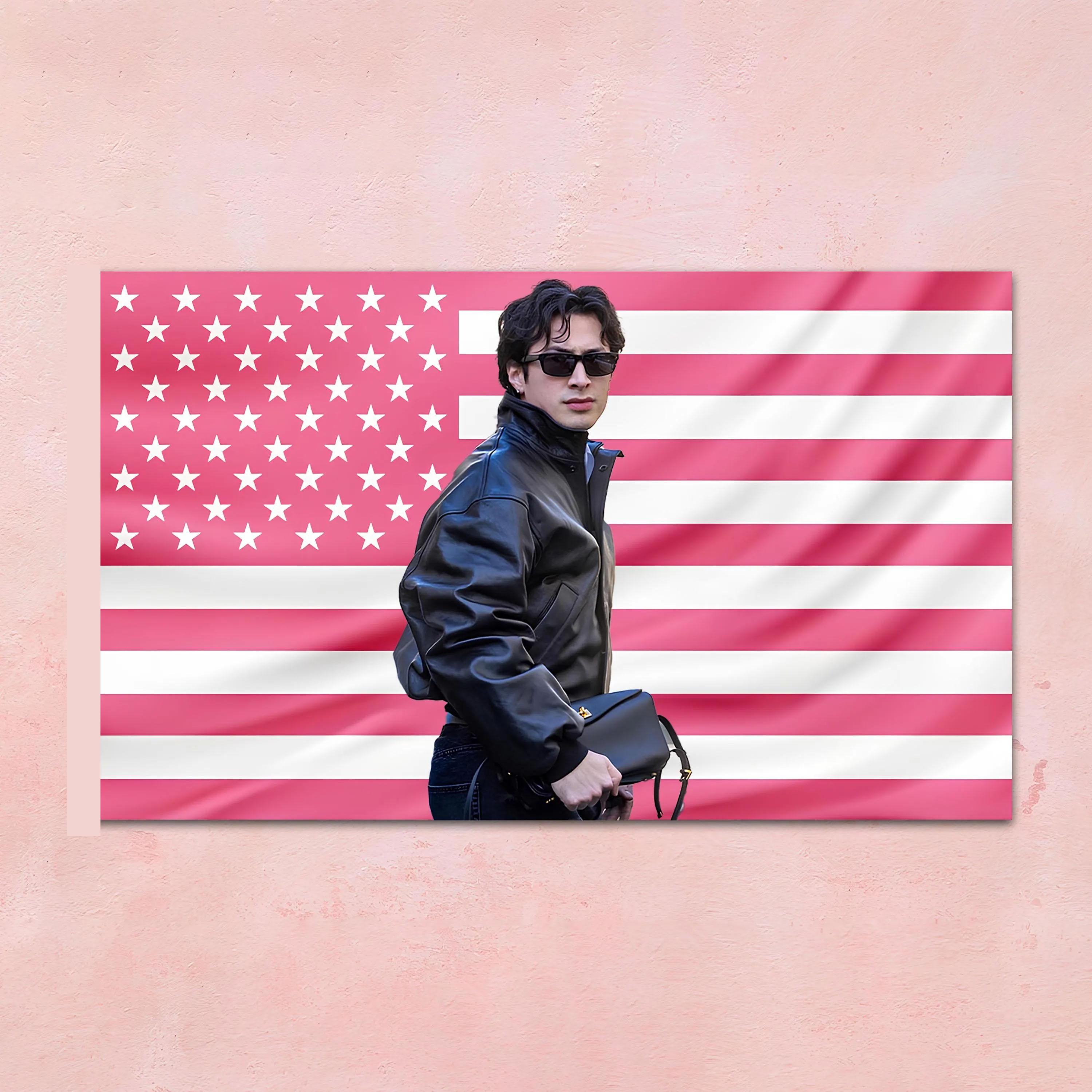 Jmg Household Supplies Pink Hudson Williams Lover Flag Tapestry Lgbt Flag, Heated Rivalry Flag