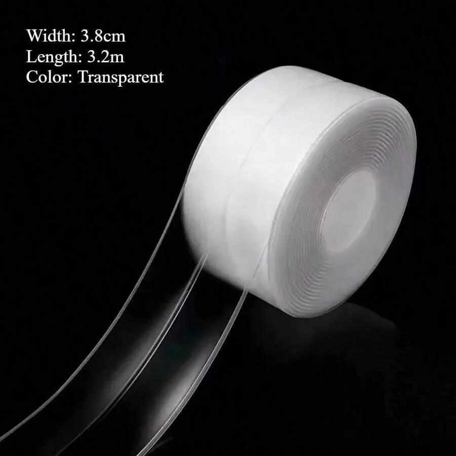 

Waterproof Oil Stickers Kitchen Sink Bathroom Transparent Adhesive Anti Mildew Resistant Sealing Strip