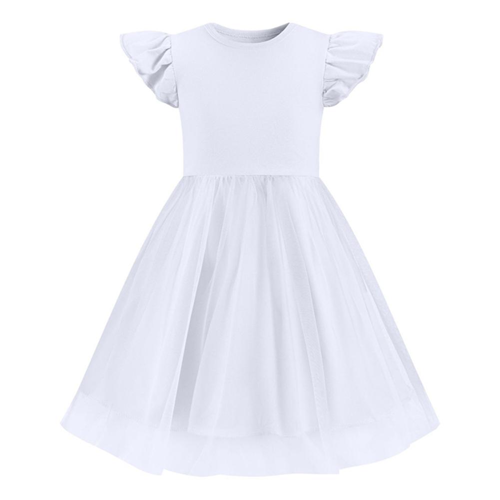 3-13 Years Kids Girls Sleeveless Mesh Skirt Dress 150