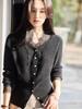 Versatile Cashmere Lace V-neck Sweater - Trendy Autumn/Winter Knitwear