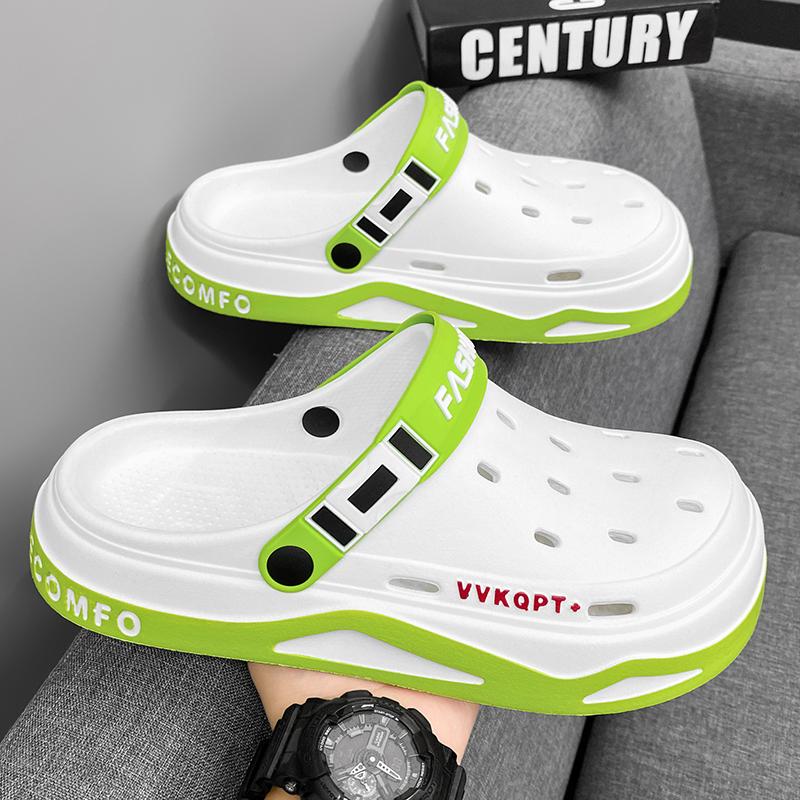 Wear Airy Beach Shoes Couple Men'S And Women'S Summer Outer Baotou Leisure Sports Sandals For Men Everyday Daily Wear