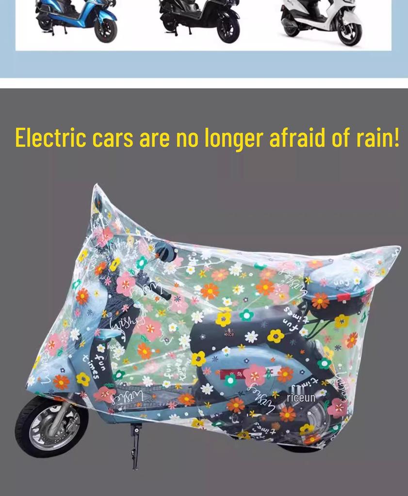 Wasserdichte Elektrofahrzeug-, Fahrrad- und Motorradabdeckung für Sonnen- und Regenschutz