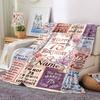 75Th Birthday Celebration Blanket Comfortable Texture For Sofa Couch Office Bed Picnics Allseason Use Cozy Home Lovers Ideal Gift For Birthday