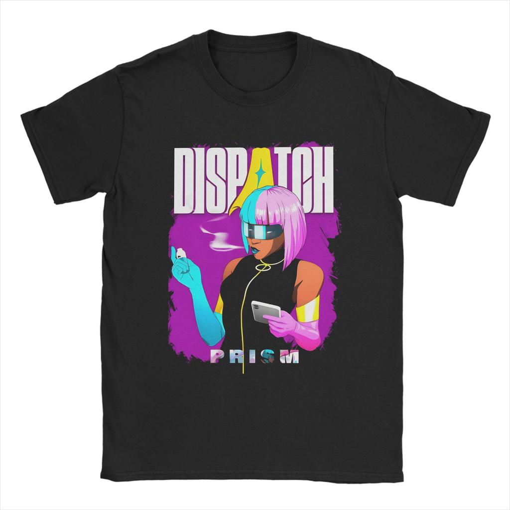 Dispatch Game T-Shirt Men  Funny Pure Cotton Tee Shirt Crewneck Short Sleeve T Shirts Gift Idea Tops