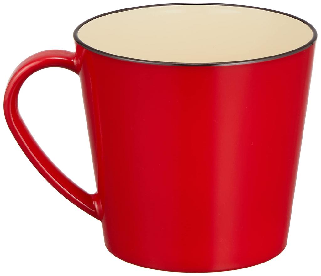 Mitani Yamanaka Lacquerware Nature Mug with (Red) Lid, M16213-4