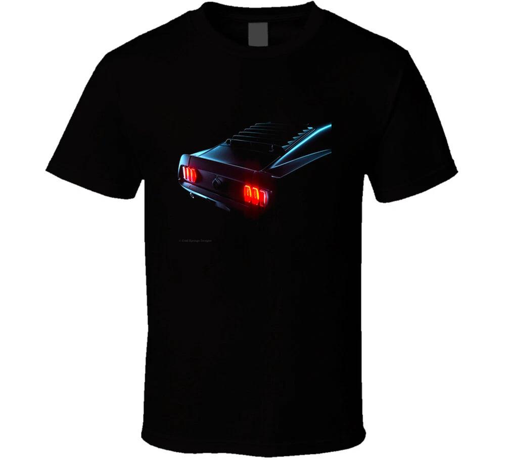1969 Black Beauty Mustang Fastback Mach1 Muscle Car Gift T Shirt 2XL