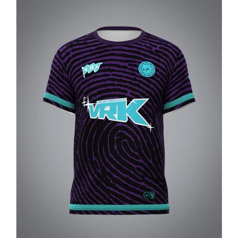 T-shirt da Uomo VRK Estiva Larga in Rete Traspirante a Maniche Corte Girocollo 2026 Nuova Vrunk Costume da Bagno Lago Chiaro dell'Oceano Top Stampato 3D