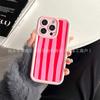 Fresh literary powder pattern mobile phone case for Apple 17promax dust 16/15/14/13/12/11 Pro