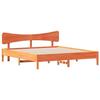 VidaXL Bed Frames Without Mattress Wax Brown 180x200cm Solid Pine Wood, Bed, Bedroom Furniture, Wooden Bed, Bed 3328225