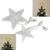 Lighted Star LED String Lights Winter Decoration Christmas Tree Toppers 10