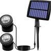 Outdoor Solar Spotlights For Pool Landscape Garden Ip65 Waterproof Led Light For Backyard Decor