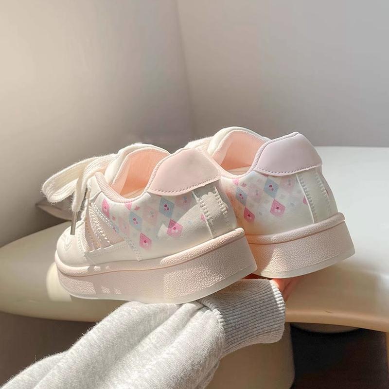 Women Platform Sneakers Simple Cute Design Sports Shoes Comfortable Casual Fashion Shoes Outdoor Tennis Running Flat Sneakers 40