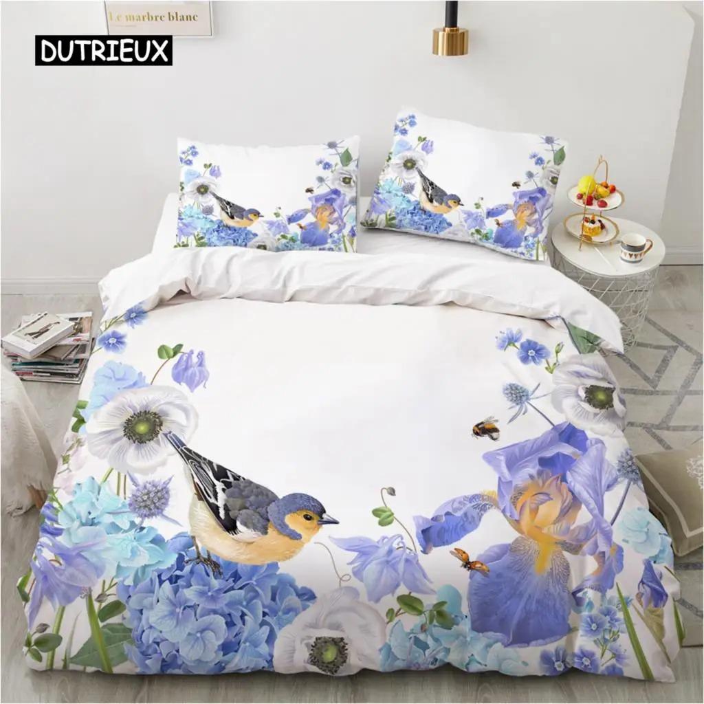Luxury 3D Bedding Set Europe Double Duvet Cover Comfortable Blanket Quilt Nordic Bed Linen