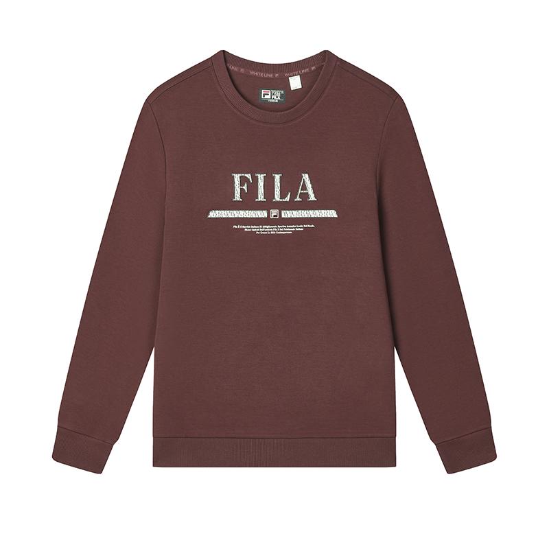 New FILA Sweatshirt Men's Bergny Burgundy F11M448203FWI