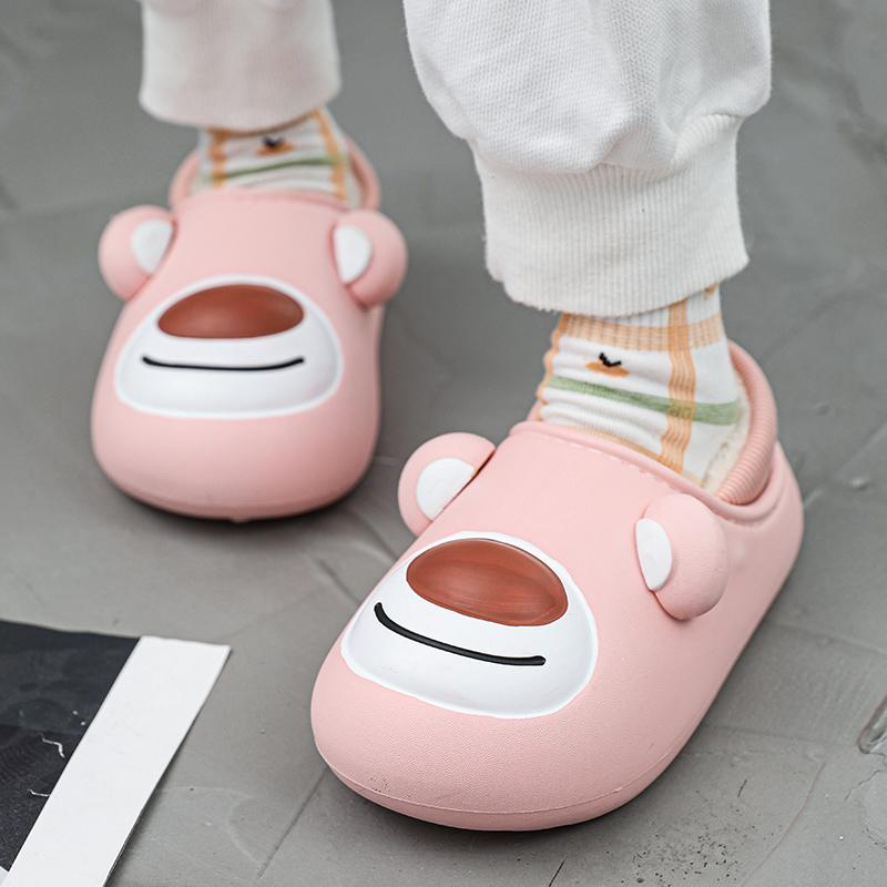 Детские модные тапочки из хлопка на толстой подошве больших размеров — фото 16