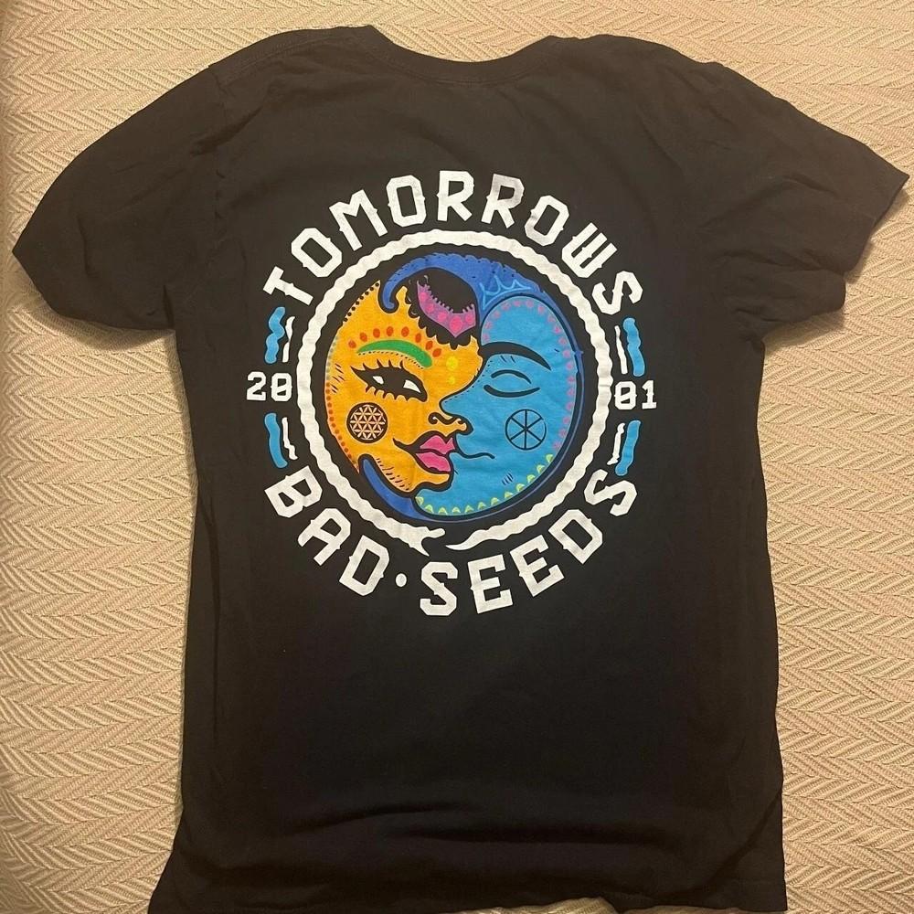 Tomorrow s Bad Seeds trippy band shirt Black All Size BL1264 Unisex T-Shirt L